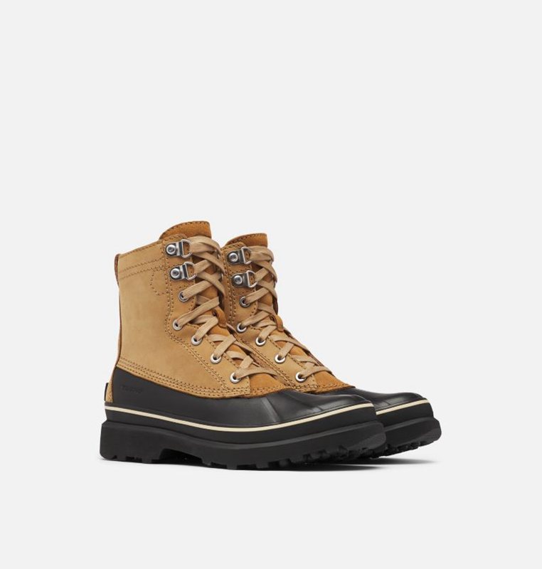 Zapatillas Sorel Hombre - Caribou™ Storm Boot Marrones/Negras - 56742-IPNK